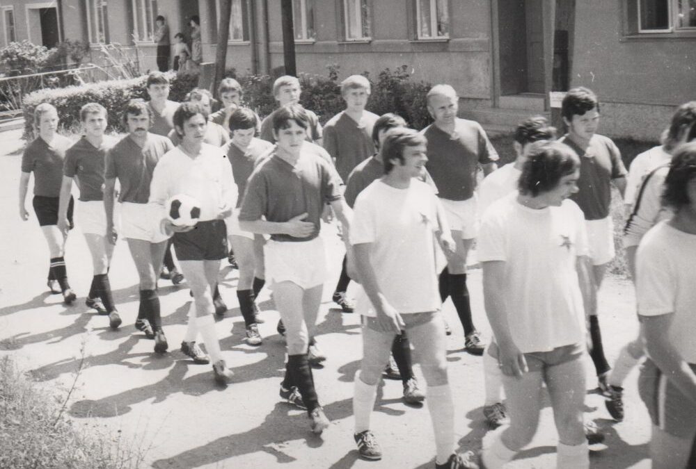 Fotky z oslav 50.let kopané – výroční schůze a průvod vesnicí