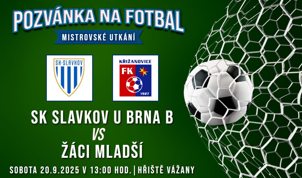 SK Slavkov u Brna B – FK Křižanovice   6:4 (6:2)