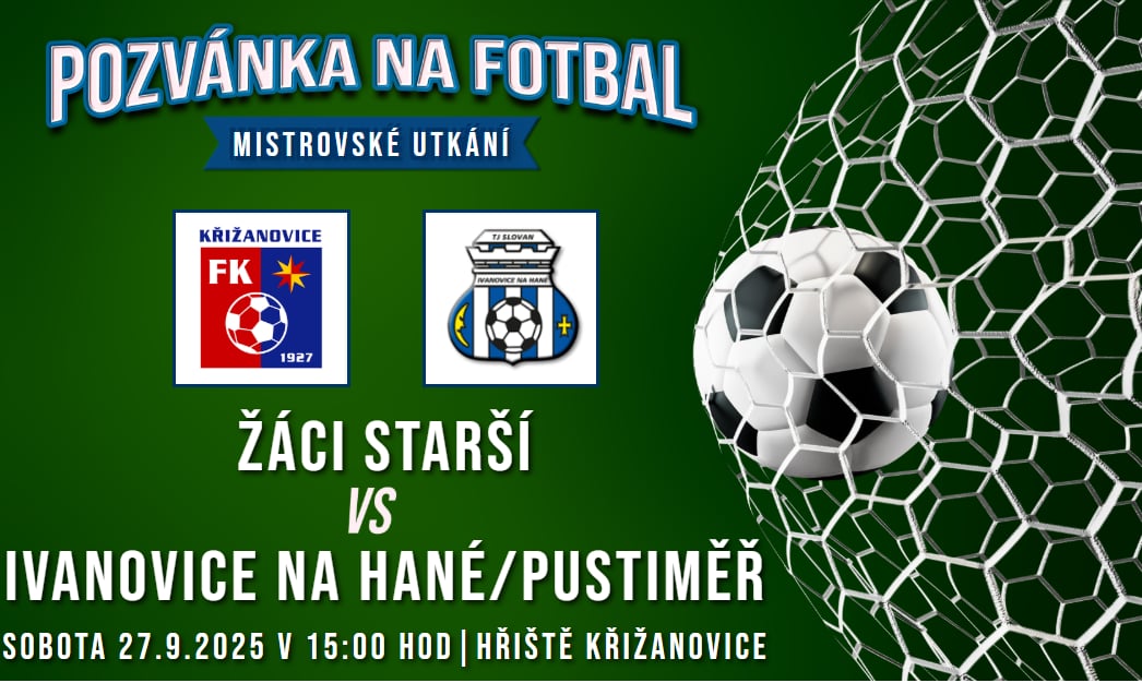 FK Křižanovice – Ivanovice n/H – Pustiměř  1:4 (0:2)