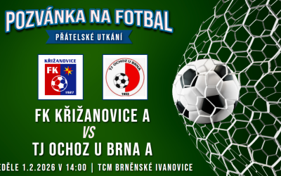 FK Křižanovice A – TJ Ochoz u Brna A 1:7 (1:5)