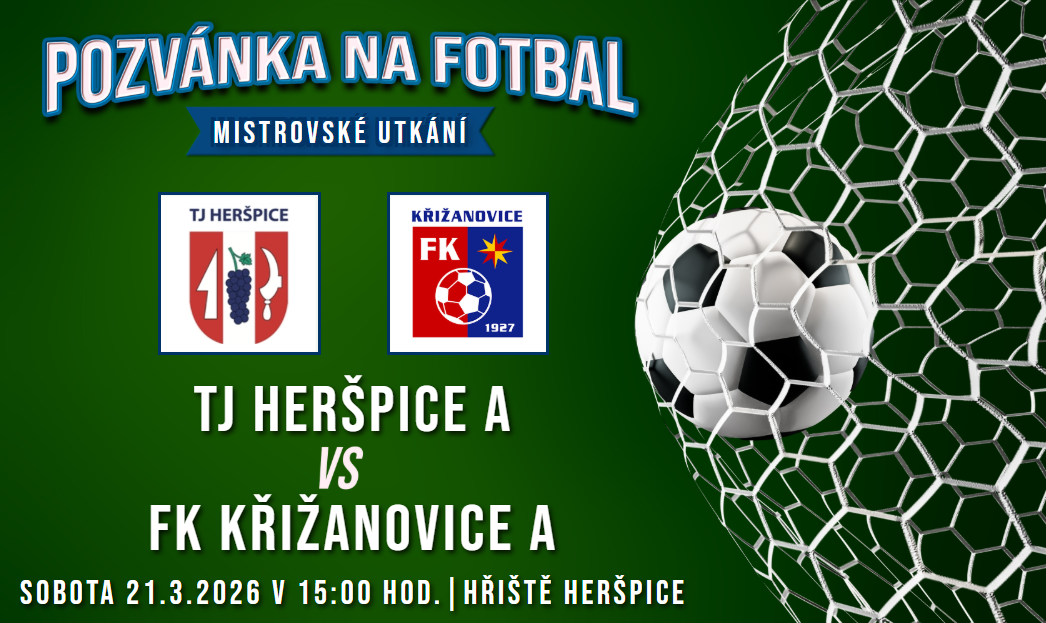 TJ Heršpice A – FK Křižanovice A 7:0 (3:0)