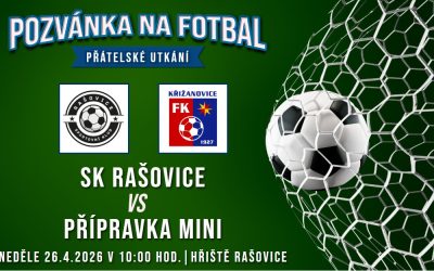 SK Rašovice – FK Křižanovice 4:4 (2:2)