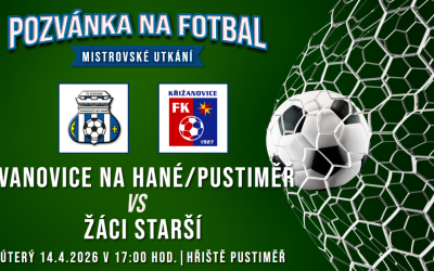 Ivanovice na Hané/Pustiměř – FK Křižanovice 5:0 (4:0)