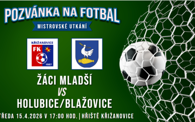 FK Křižanovice – Holubice/Blažovice 9:2 (4:1)