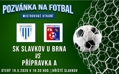 SK Slavkov u Brna A – FK Křižanovice/TJ Hodějice A 8:6 (4:2)