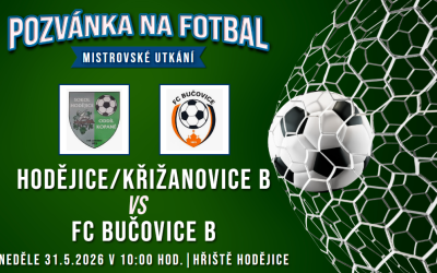 Hodějice/Křižanovice B – FC Bučovice B 1:1 (1:1)