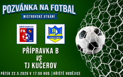 TJ Hodějice/FK Křižanovice B – TJ Kučerov 2:0 (0:0)