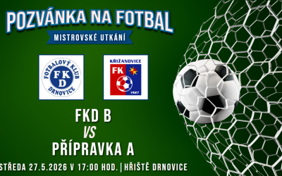 FKD B – FK Křižanovice/TJ Hodějice A 11:6 (5:4)