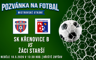 SK Křenovice B – FK Křižanovice 6:2 (4:0)