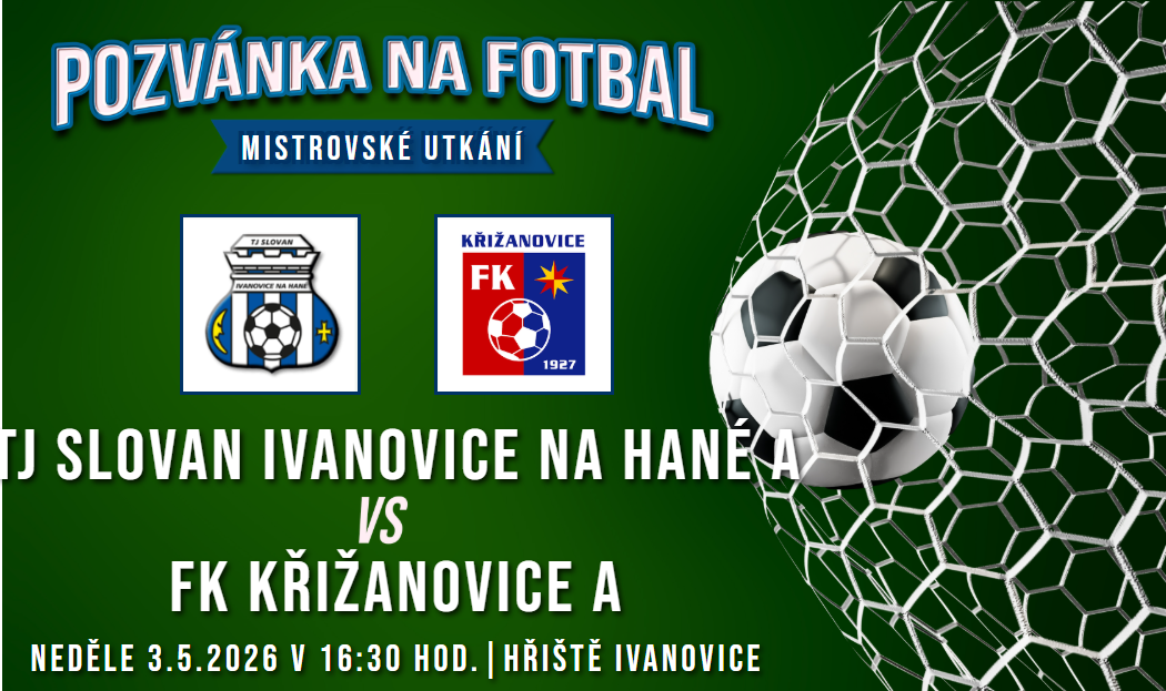 TJ Slovan Ivanovice na Hané A – FK Křižanovice A 1:0 (0:0)