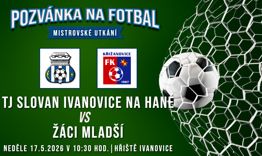 TJ Slovan Ivanovice na Hané – FK Křižanovice 2:1 (0:1)