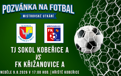 TJ Sokol Kobeřice A – FK Křižanovice A 1:0 (1:0)