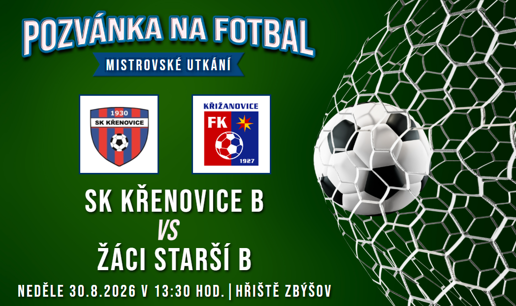SK Křenovice B – FC Bučovice/FK Křižanovice B 3:5 (2:0)