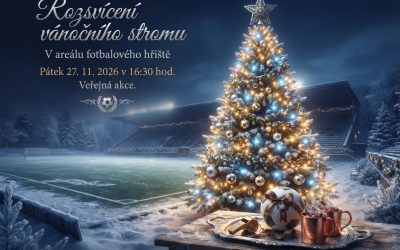 Rozsvícení vánočního stromku v areálu fotbalového hřiště – 27.listopadu 2026