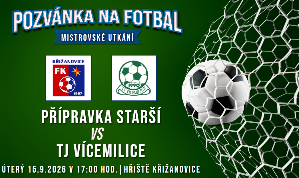 FK Křižanovice/TJ Sokol Hodějice – TJ Vícemilice 42:0 (19:0)
