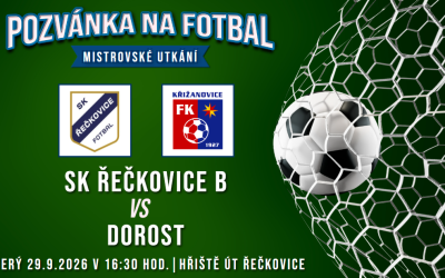 SK Řečkovice B – FK Křižanovice 4:1 (1:0)