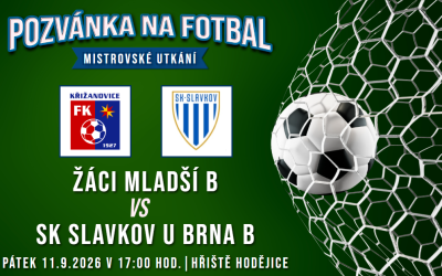 FC Bučovice/FK Křižanovice B – SK Slavkov u Brna B 7:5 (1:1)