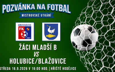 FC Bučovice/FK Křižanovice B – Holubice/Blažovice 10:4 (7:2)