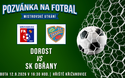 Odložený mistrovský zápas dorostu