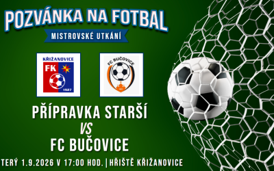 FK Křižanovice/TJ Sokol Hodějice – FC Bučovice  19:10 (9:5)