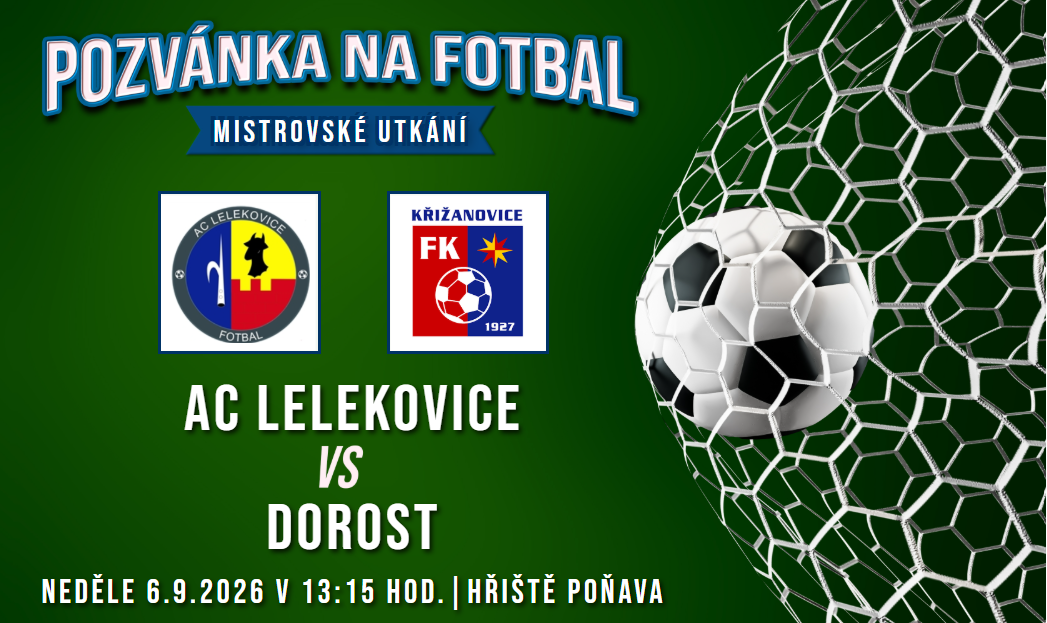 AC Lelekovice – FK Křižanovice 10:0 (6:0)