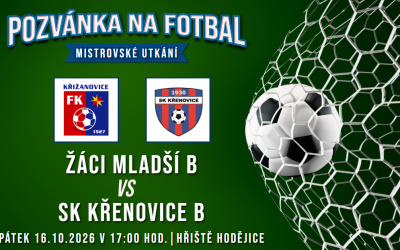 FC Bučovice/FK Křižanovice B – SK Křenovice B 3:5 (2:3)