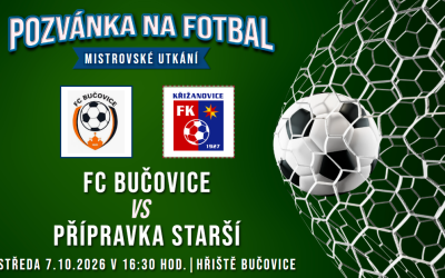 FC Bučovice – FK Křižanovice/TJ Sokol Hodějice 4:9 (1:5)